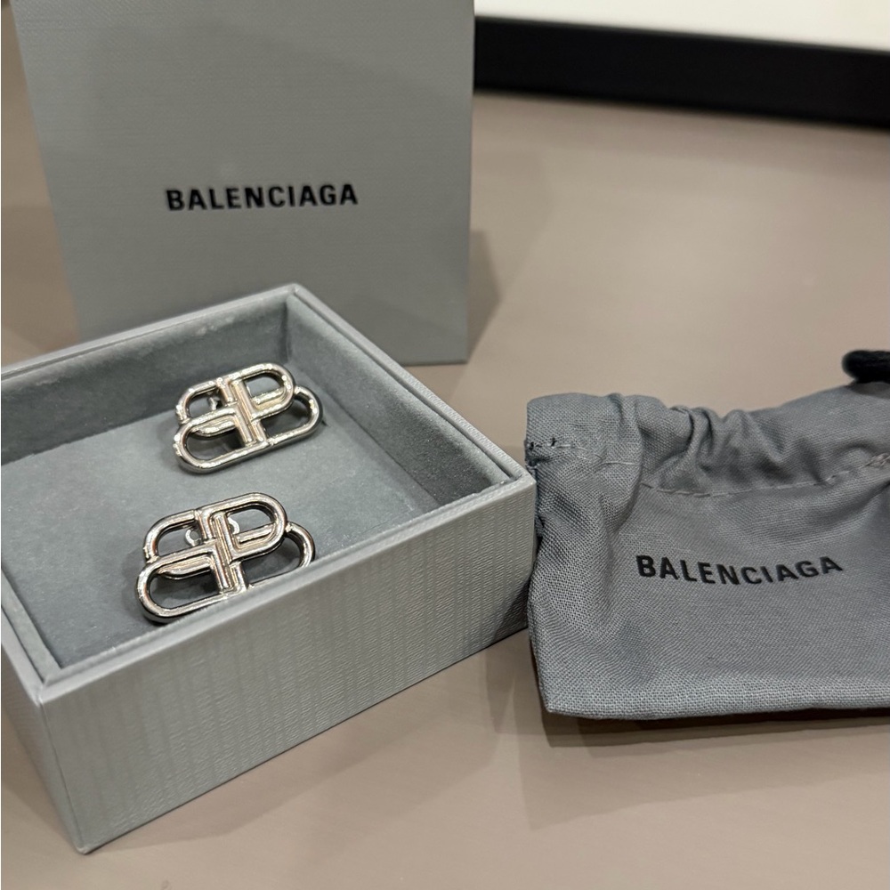Balenciaga Metallic Cufflinks